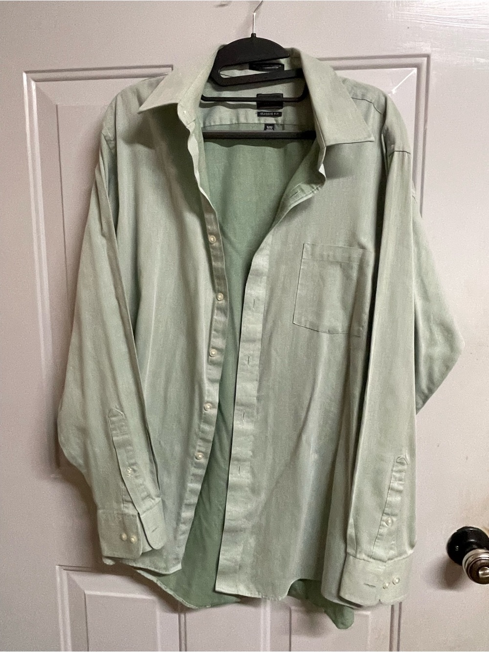 Men's Arrow Lightweight Button-Up Shirt- Sage Green L